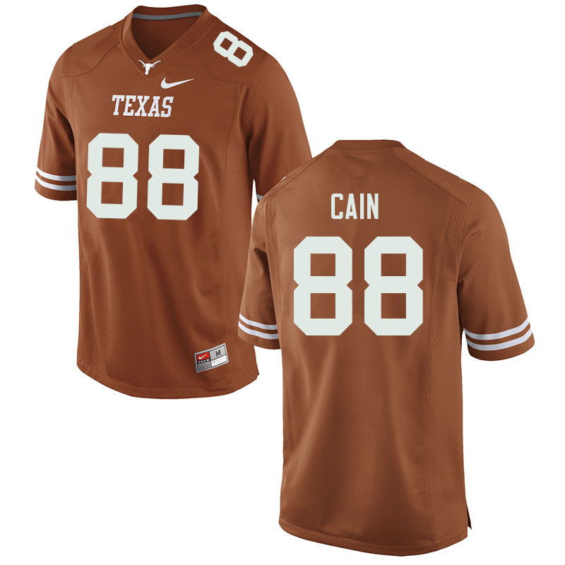 Men #88 Casey Cain Texas Longhorns College Football Jerseys Sale-Orange